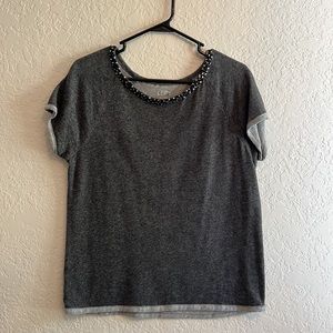 LOFT size S gray top